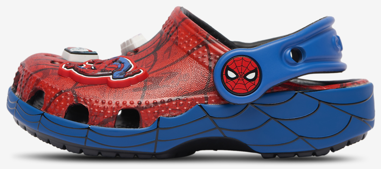 Crocs Classic Clogs Spider-Man Image 4 of 7. Tap to open photo gallery.