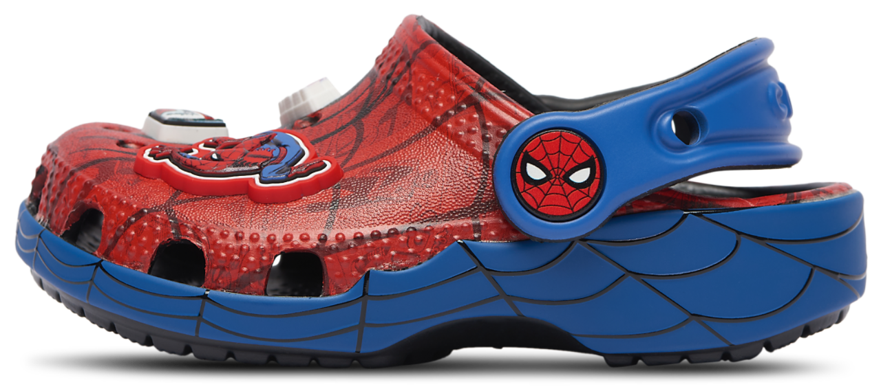 Crocs Classic Clogs Spider-Man Image 4 of 7. Tap to open photo gallery.