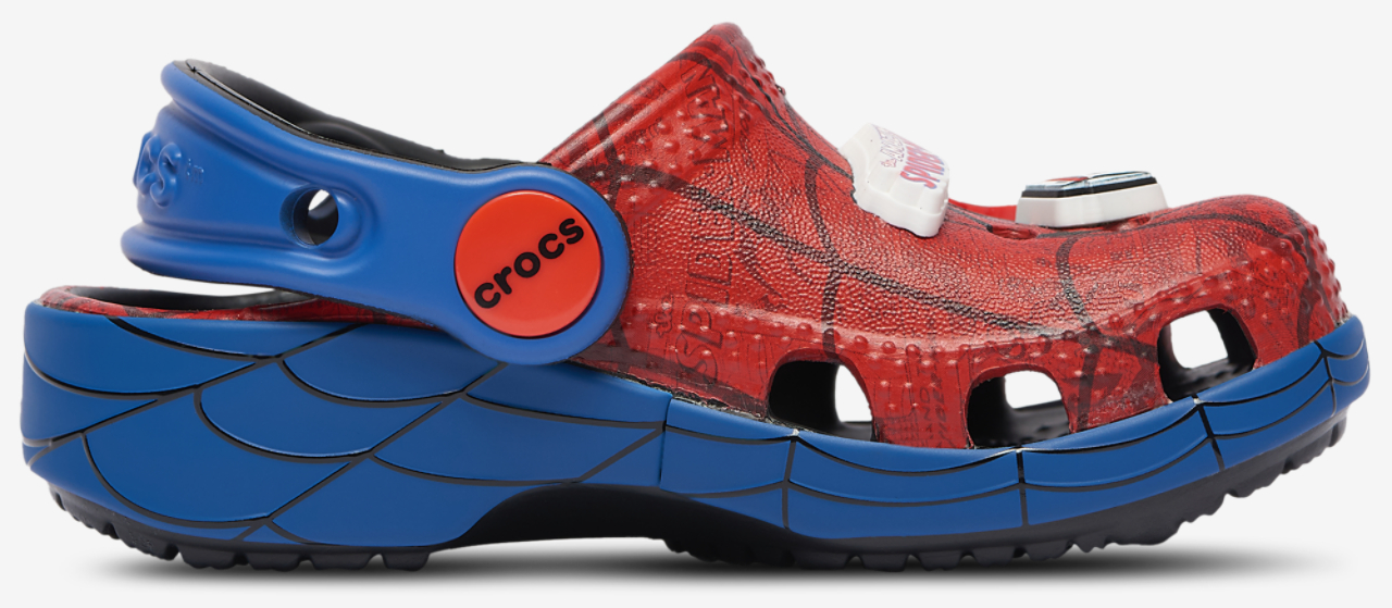 Crocs Classic Clogs Spider-Man Image 5 of 7. Tap to open photo gallery.