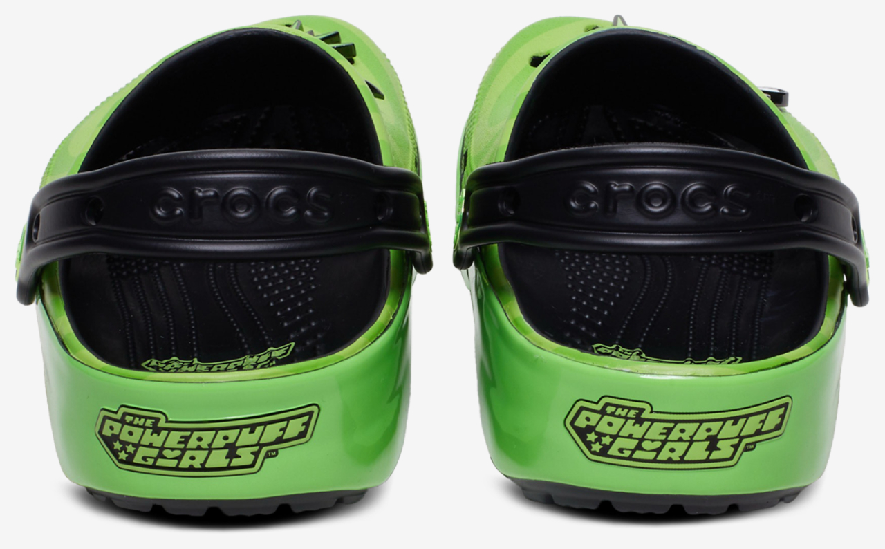 Crocs Powder Puff Girls Classic Clogs Image 3 of 6. Tap to open photo gallery.