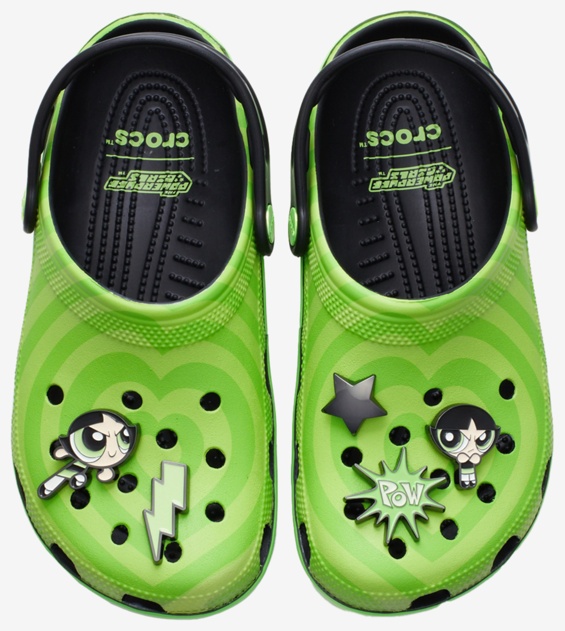 Crocs Powder Puff Girls Classic Clogs Image 4 of 6. Tap to open photo gallery.