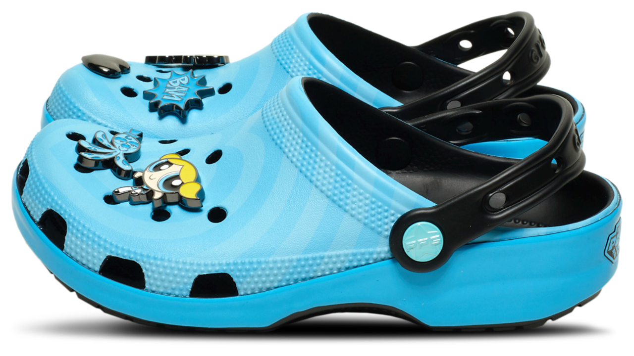 Crocs Powerpuff Girls Bubbles Classic Clogs Image 2 of 4. Tap to open photo gallery.