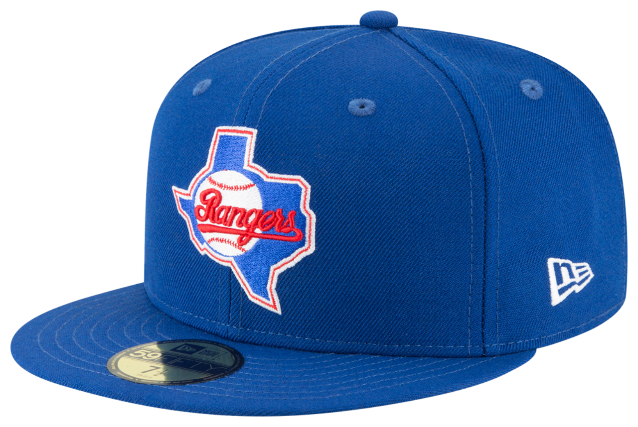 New Era Rangers 59Fifty Cooperstown Wool Cap Image 1 of 6. Tap to open photo gallery.