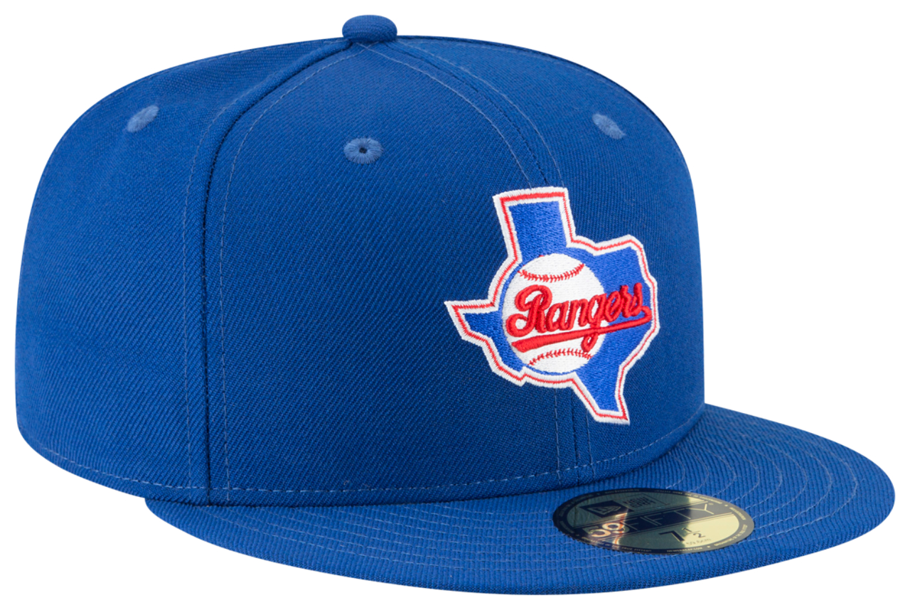 New Era Rangers 59Fifty Cooperstown Wool Cap Image 3 of 6. Tap to open photo gallery.