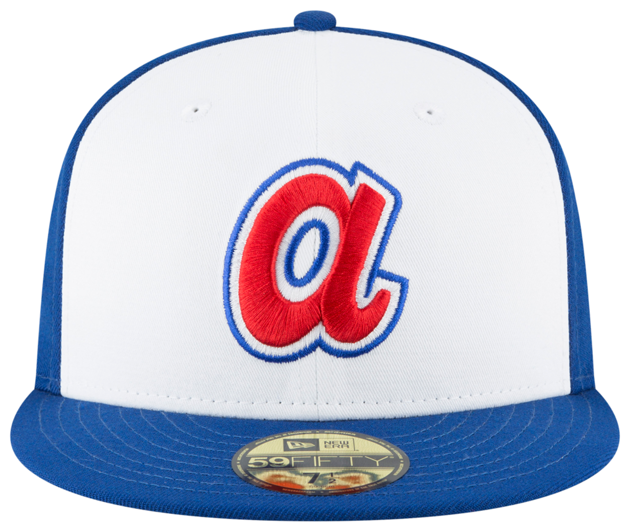 New Era Braves 59Fifty Cooperstown Wool Cap Image 3 of 7. Tap to open photo gallery.