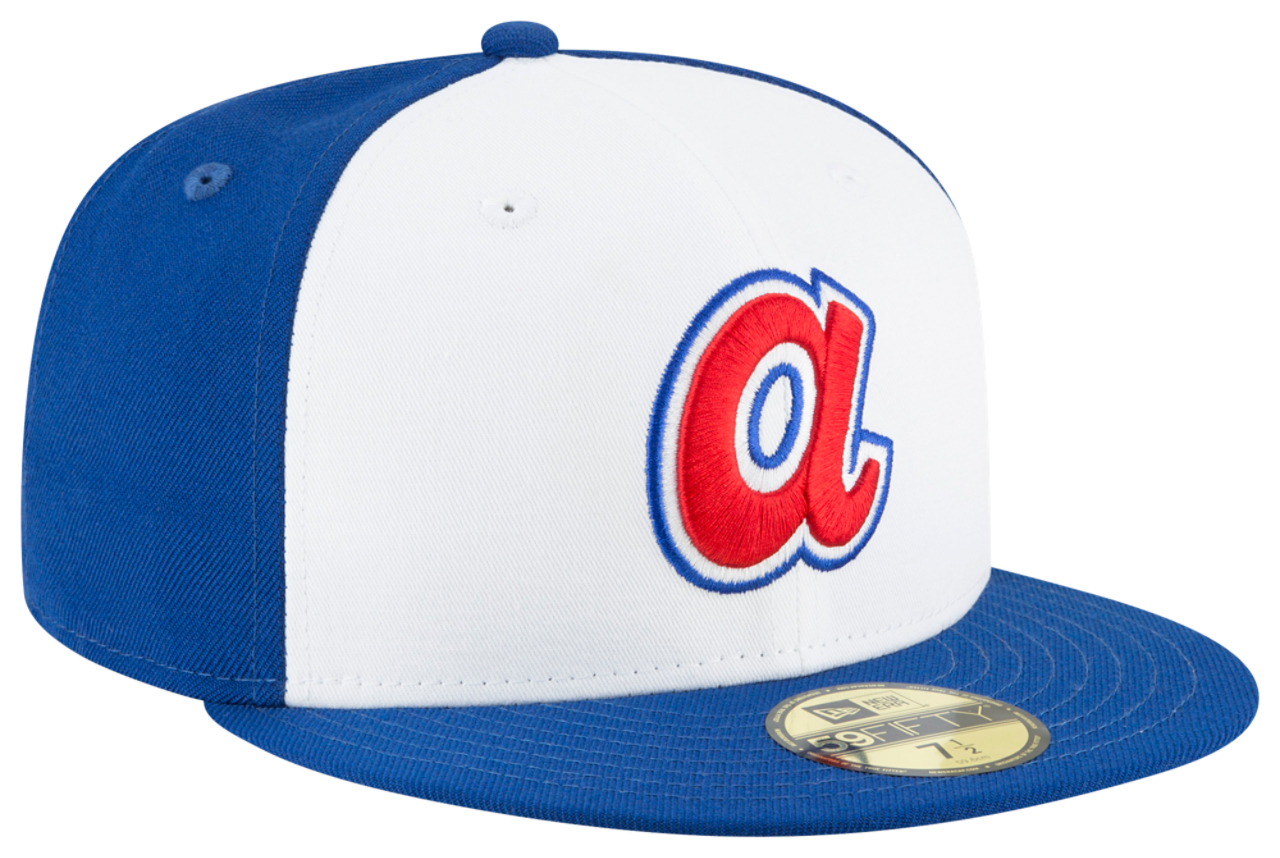 New Era Braves 59Fifty Cooperstown Wool Cap Image 4 of 7. Tap to open photo gallery.