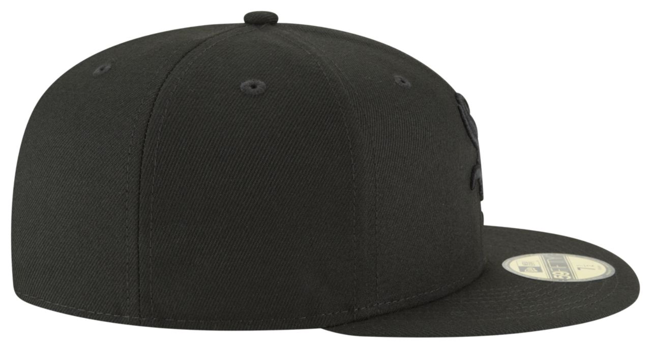 New Era Blackout Fitted Cap Image 4 of 6. Tap to open photo gallery.