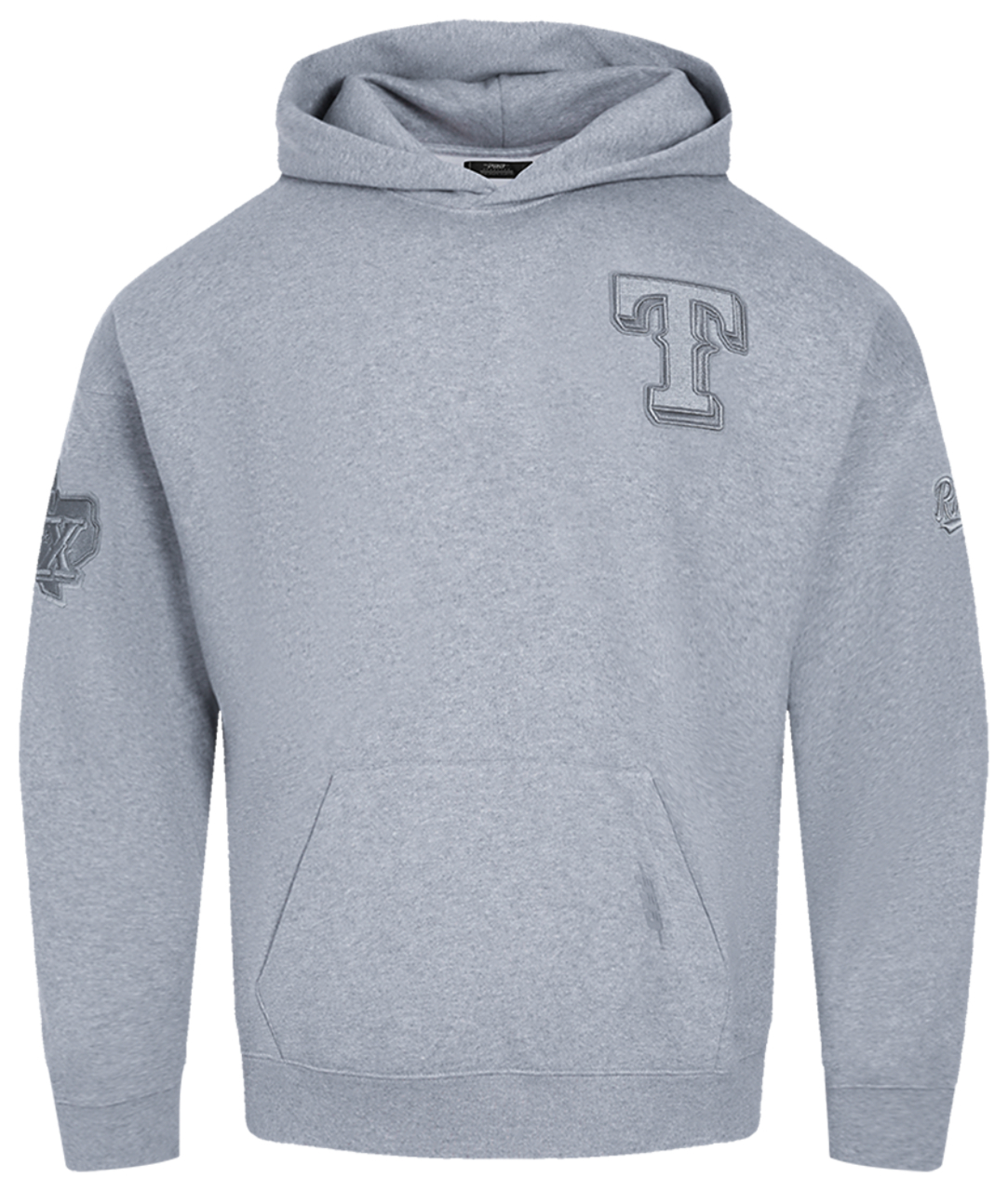 Pro Standard RANGERS NEUTRAL DROP SHOULDER FLC PO HOODIE Image 1 of 7. Tap to open photo gallery.