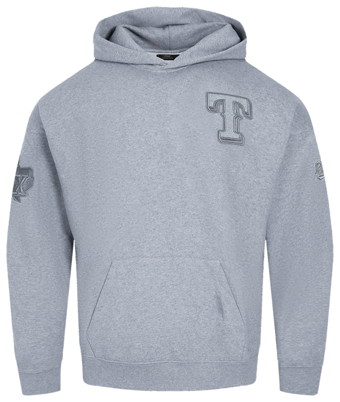 Pro Standard RANGERS NEUTRAL DROP SHOULDER FLC PO HOODIE Image 1 of 7. Tap to open photo gallery.