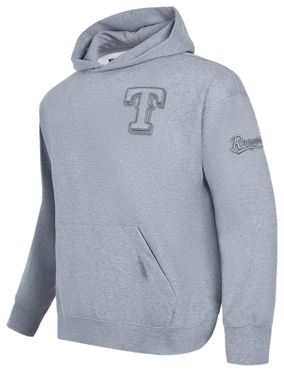 Pro Standard RANGERS NEUTRAL DROP SHOULDER FLC PO HOODIE Image 3 of 7. Tap to open photo gallery.