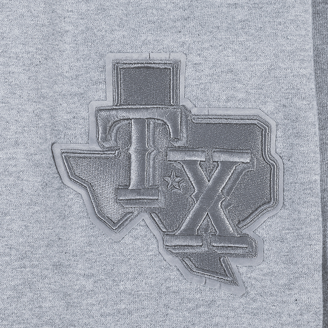 Pro Standard RANGERS NEUTRAL DROP SHOULDER FLC PO HOODIE Image 5 of 7. Tap to open photo gallery.