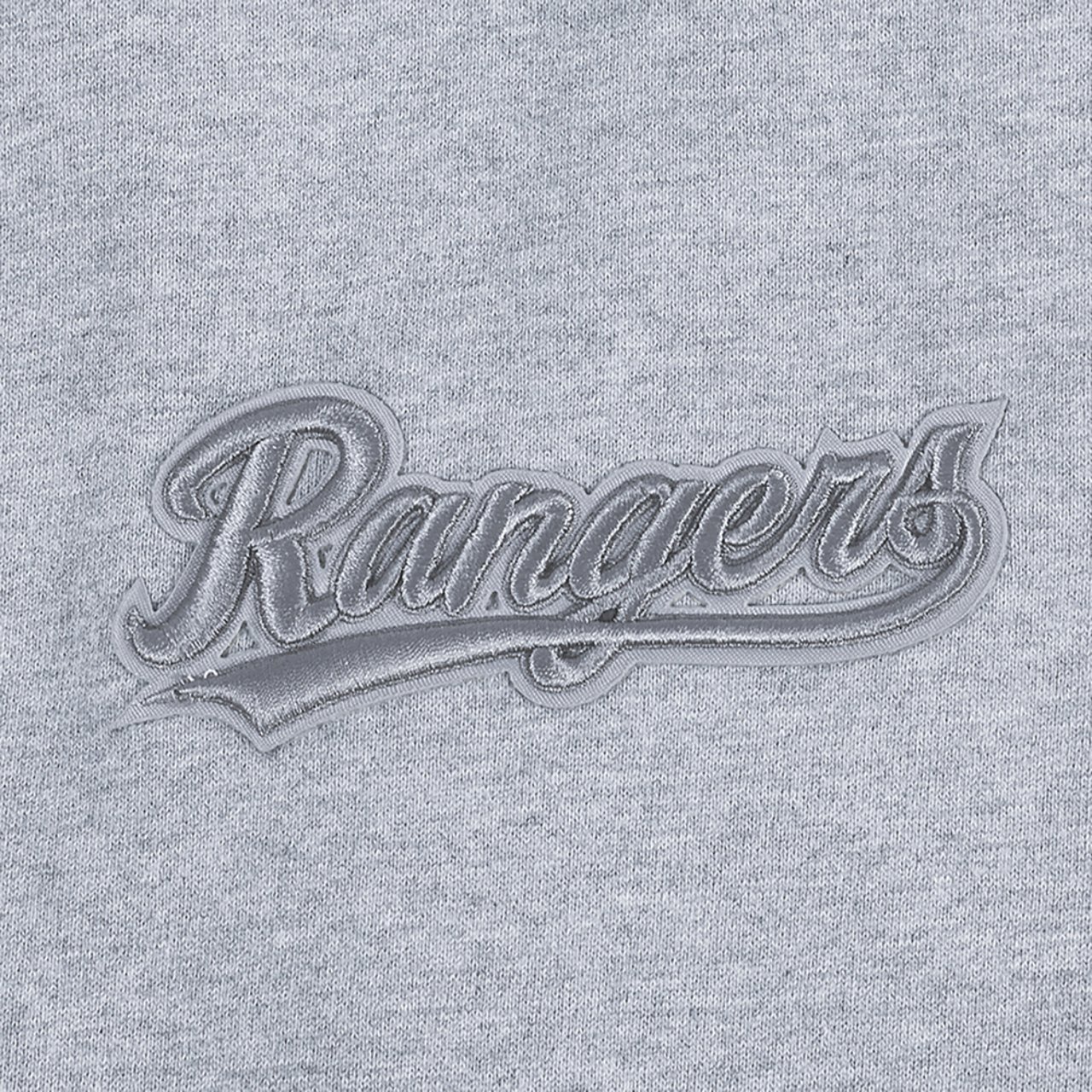 Pro Standard RANGERS NEUTRAL DROP SHOULDER FLC PO HOODIE Image 6 of 7. Tap to open photo gallery.