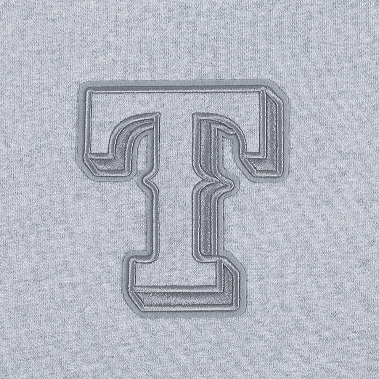Pro Standard RANGERS NEUTRAL DROP SHOULDER FLC PO HOODIE Image 7 of 7. Tap to open photo gallery.
