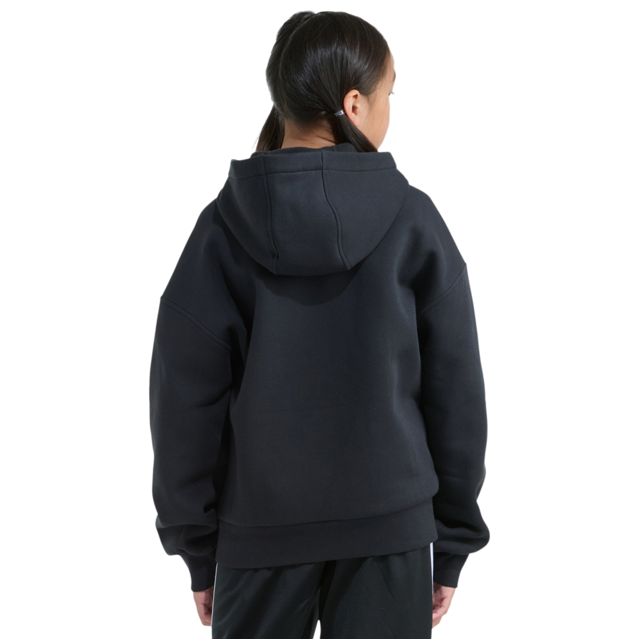 adidas Fleece Logo Hoodie Image 2 of 5. Tap to open photo gallery.