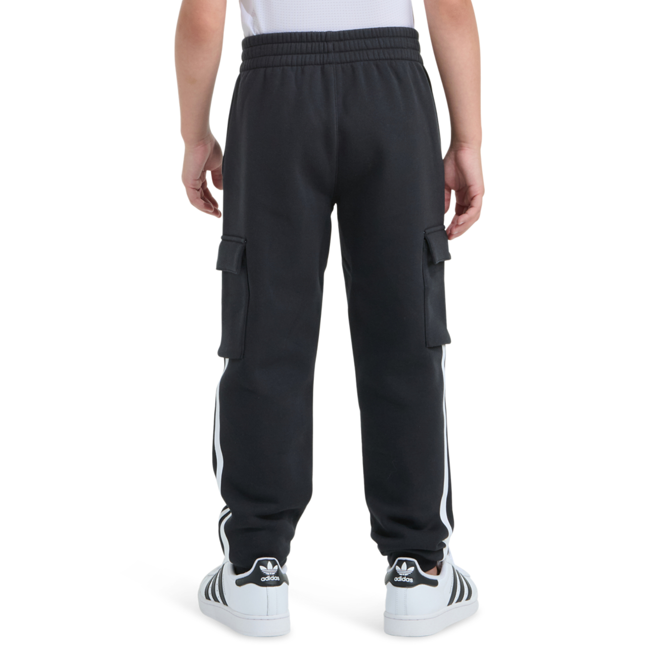 adidas Originals 3 Stripe Cargo Pants Image 2 of 6. Tap to open photo gallery.