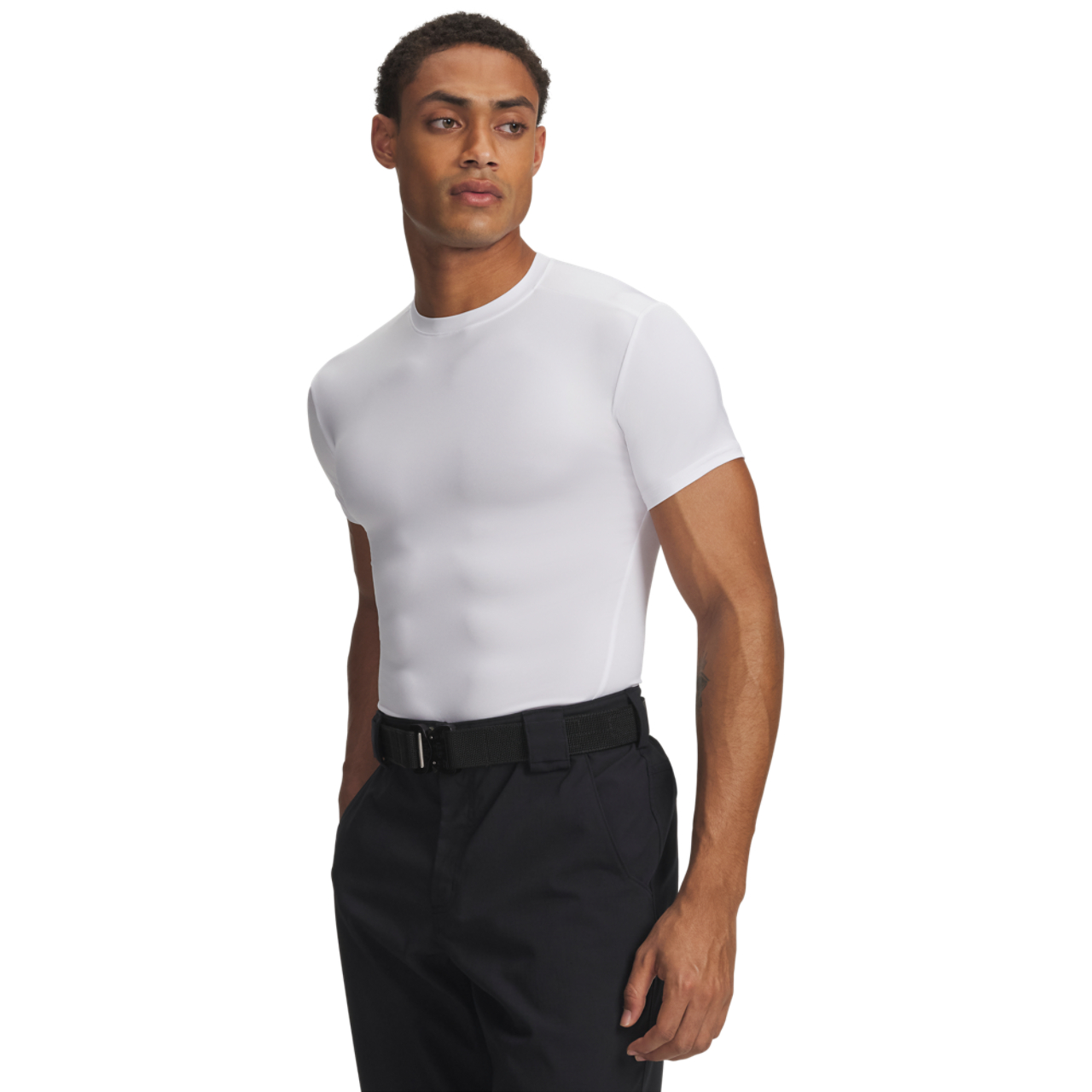 Under Armour Tactical HeatGear® Compression T-Shirt Image 1 of 3. Tap to open photo gallery.