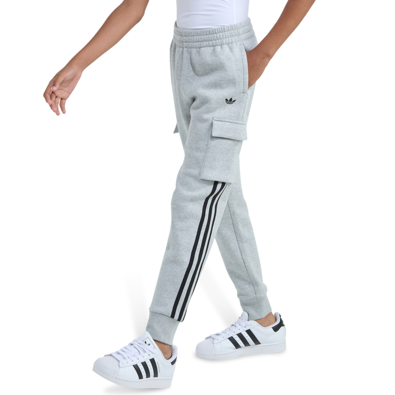 adidas Originals 3 Stripe Cargo Pants Image 3 of 7. Tap to open photo gallery.