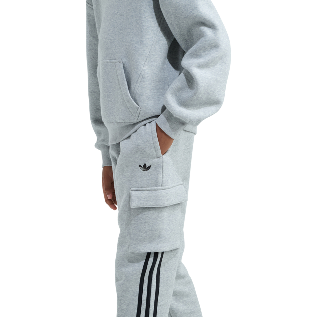 adidas Originals 3 Stripe Cargo Pants Image 5 of 7. Tap to open photo gallery.