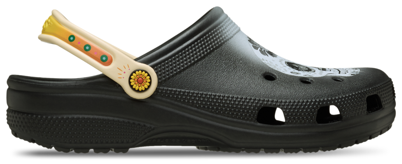 Crocs Day of the Dead Classic Clogs Image 1 of 4. Tap to open photo gallery.
