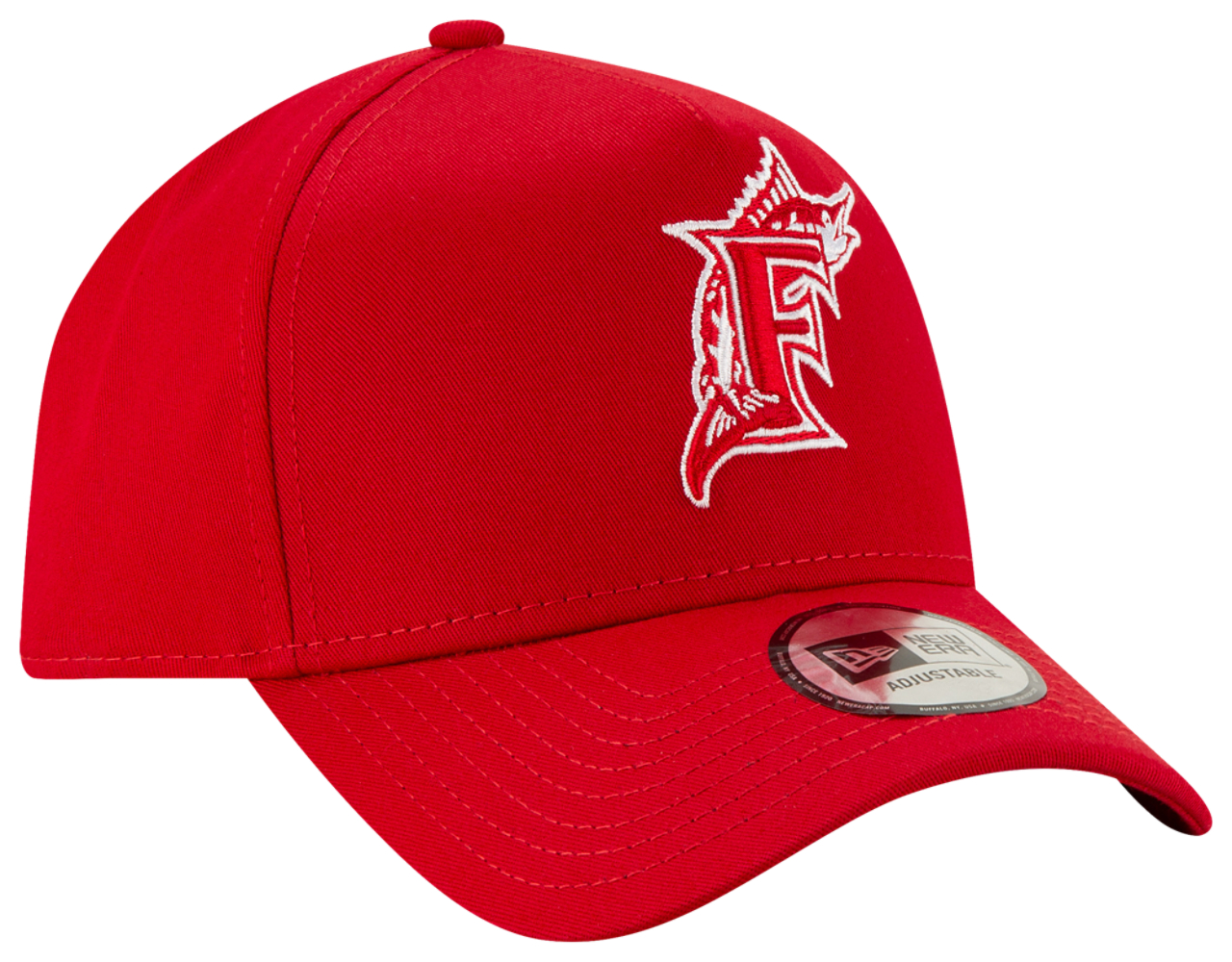 New Era Marlins 9Forty A Frame Cap Image 4 of 7. Tap to open photo gallery.