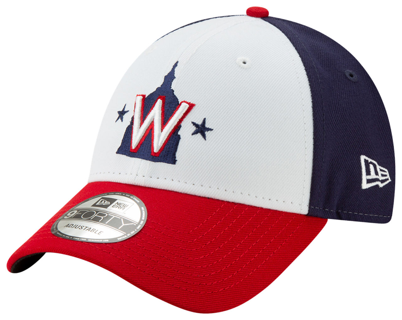 New Era Nationals 9Forty Adjustable Cap Image 1 of 7. Tap to open photo gallery.