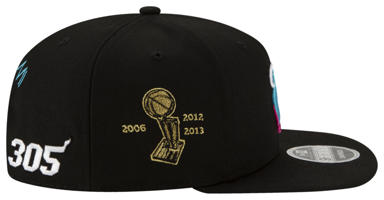 New Era Heat 9Fifty Icon Snapback Cap Image 4 of 6. Tap to open photo gallery.