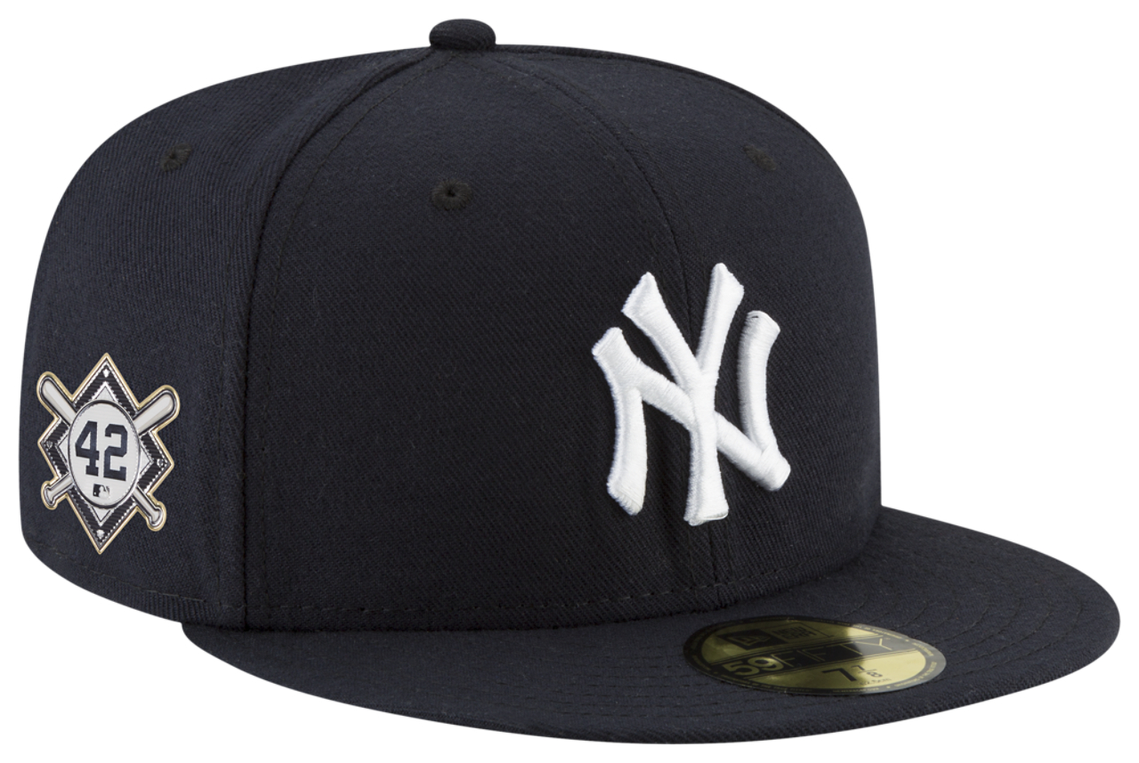 New Era Braves Jackie Robinson Fitted Cap Image 1 of 6. Tap to open photo gallery.