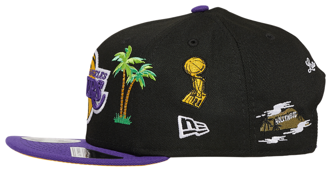 New Era Lakers Icon II Snapback Image 5 of 6. Tap to open photo gallery.