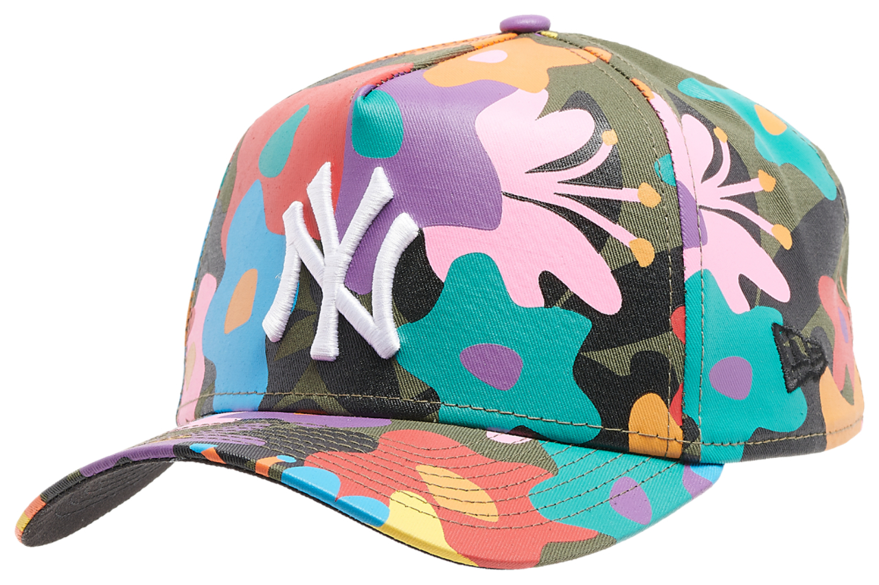 New Era Yankees A Frame Floral Camo Cap Image 1 of 5. Tap to open photo gallery.