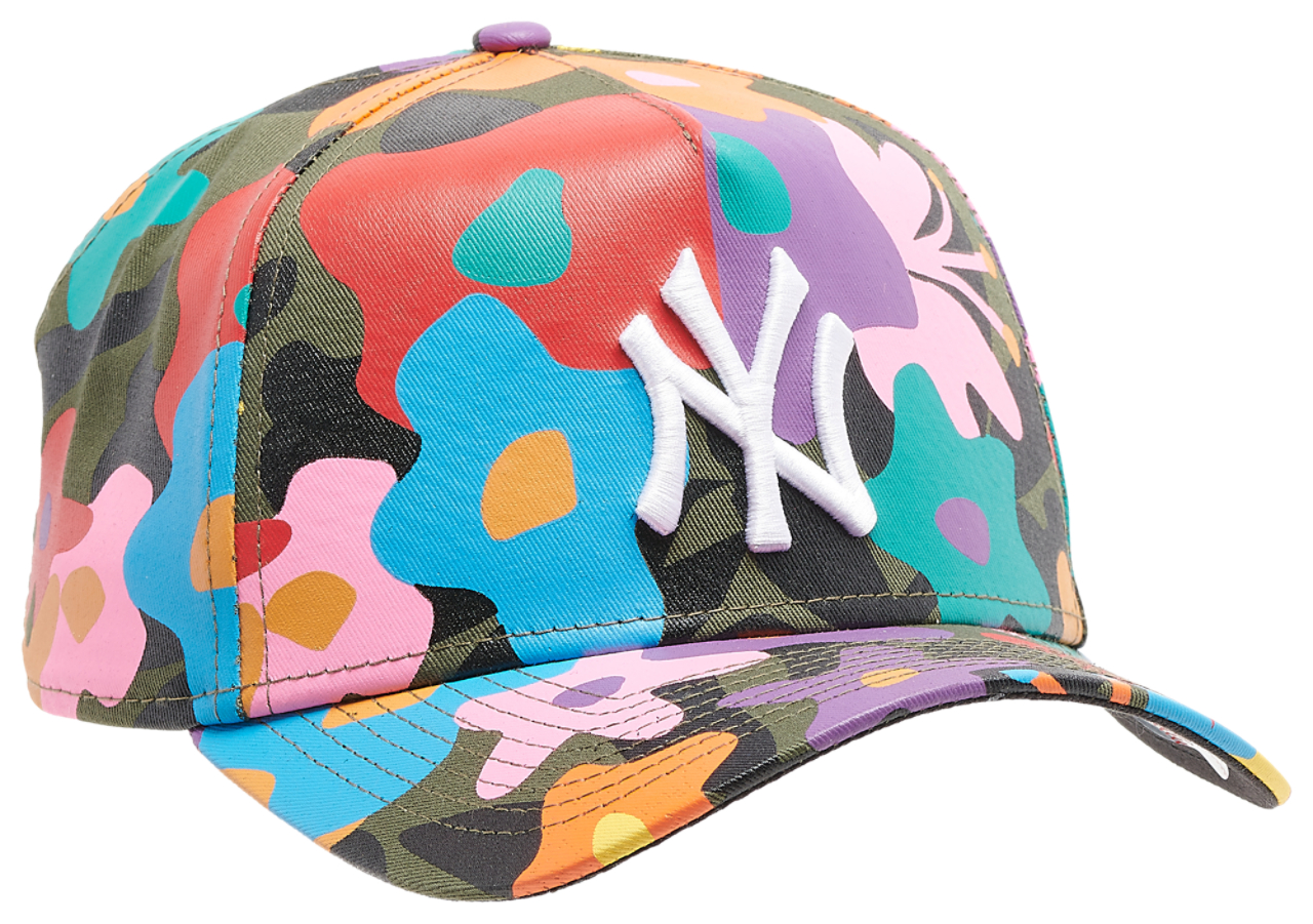 New Era Yankees A Frame Floral Camo Cap Image 3 of 5. Tap to open photo gallery.