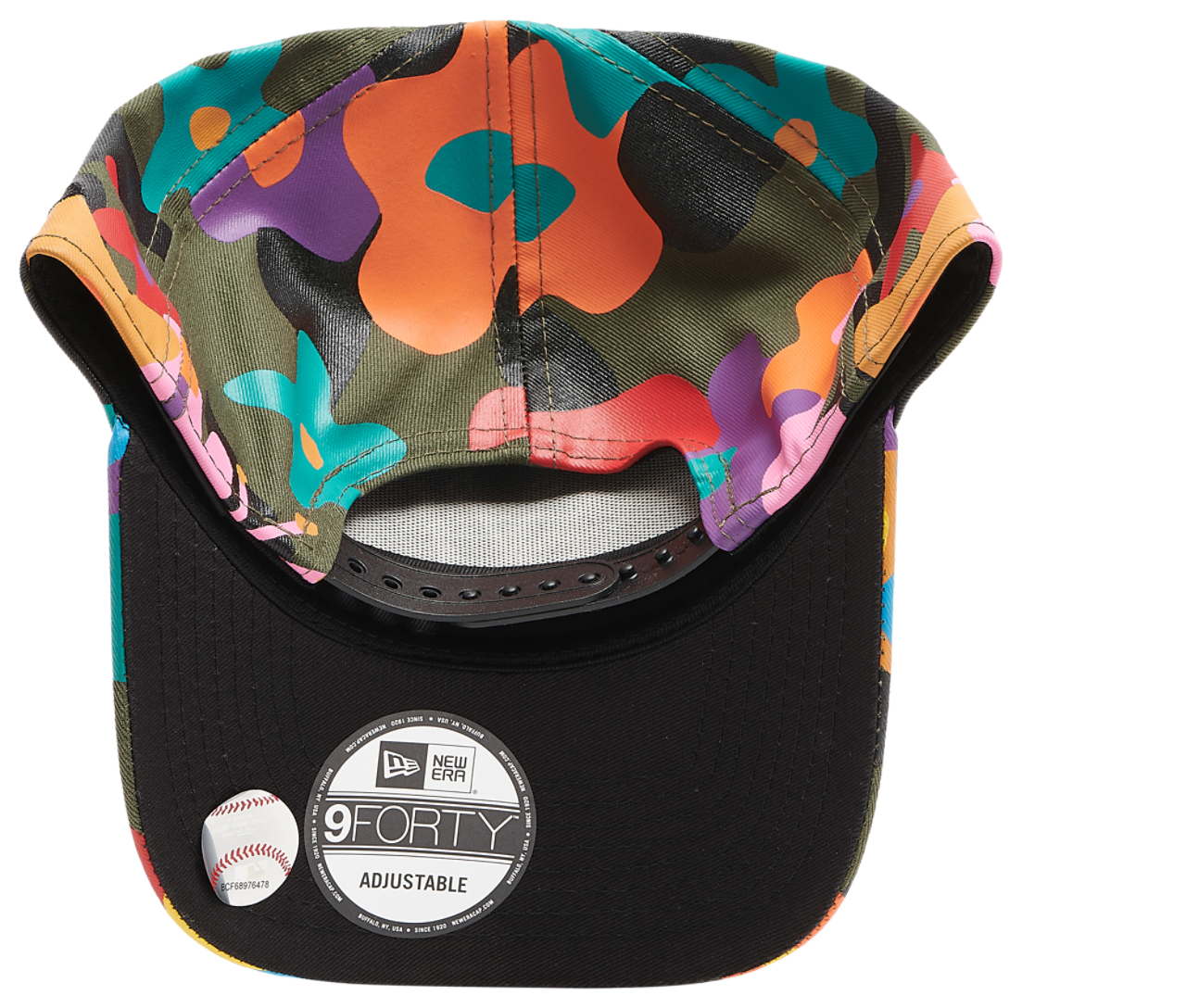 New Era Yankees A Frame Floral Camo Cap Image 5 of 5. Tap to open photo gallery.