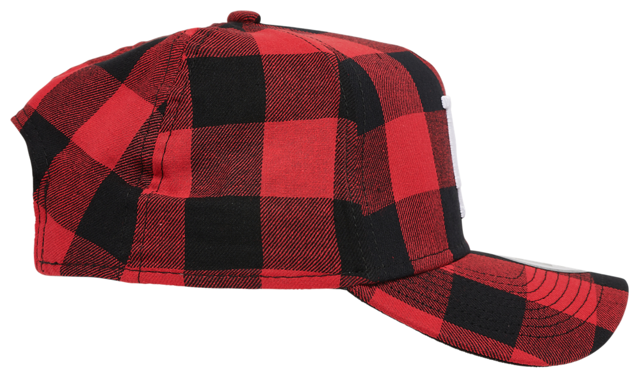 New Era Dodgers AOP Buffalo Plaid Cap Image 4 of 6. Tap to open photo gallery.