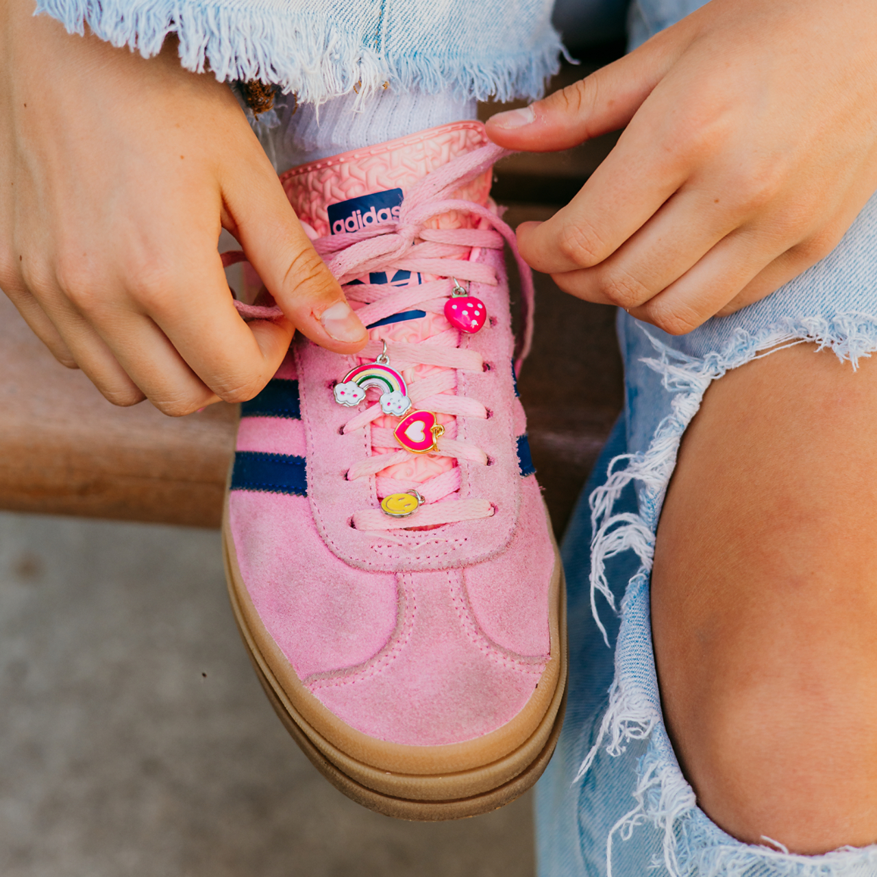CharCharms Good Vibes Shoe Charms Image 3 of 5. Tap to open photo gallery.