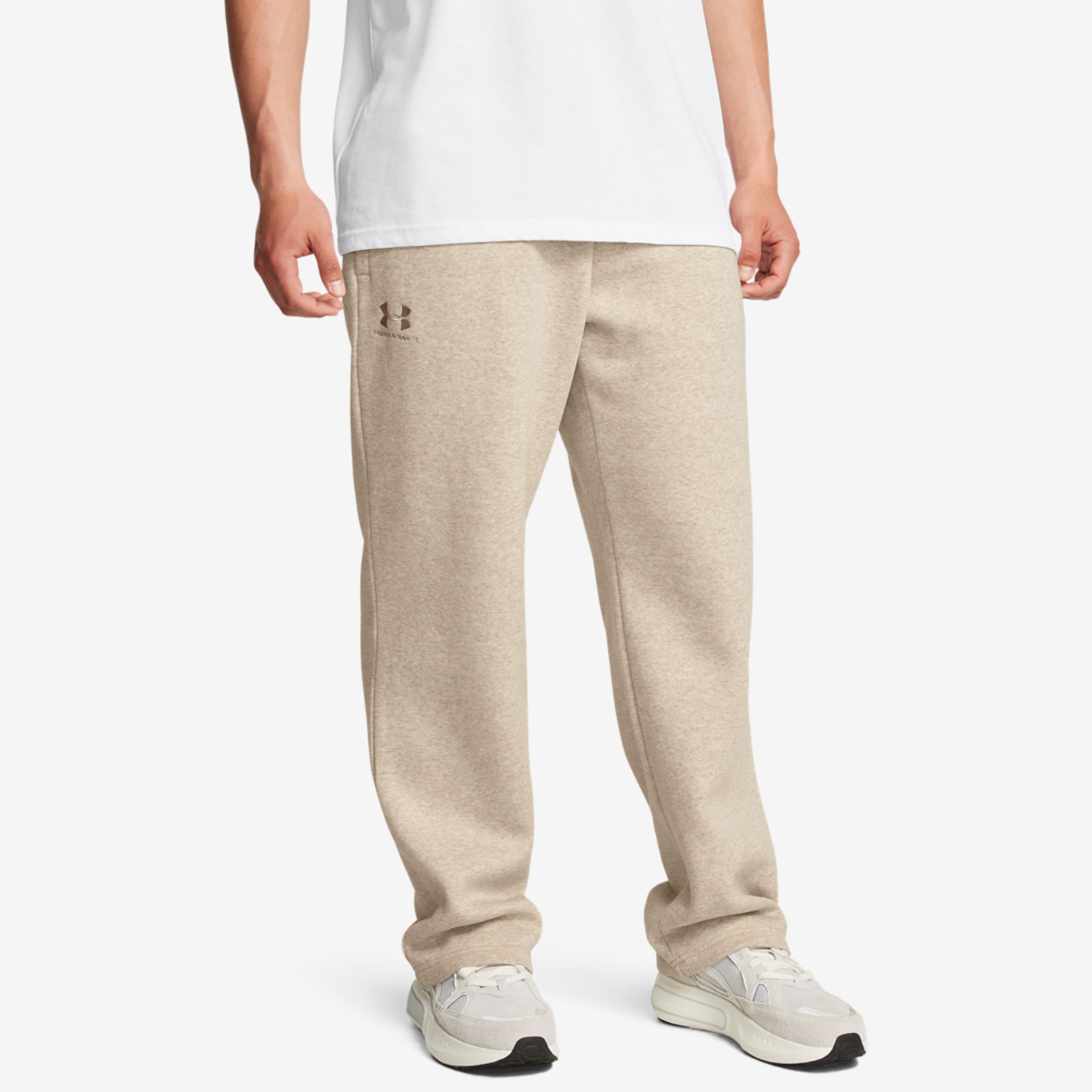 Under Armour Essential Fleece Pants Image 3 of 3. Tap to open photo gallery.