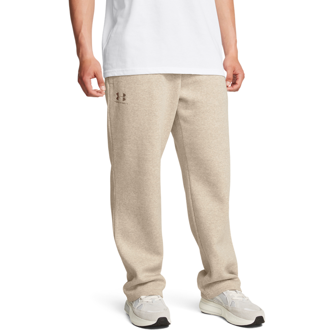 Under Armour Essential Fleece Pants Image 3 of 3. Tap to open photo gallery.