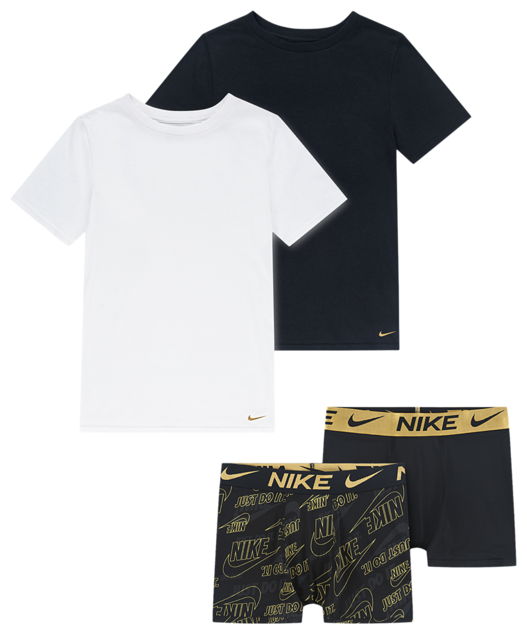 Nike 4 Piece Boxer Brief & Undershirt Set Image 1 of 4. Tap to open photo gallery.