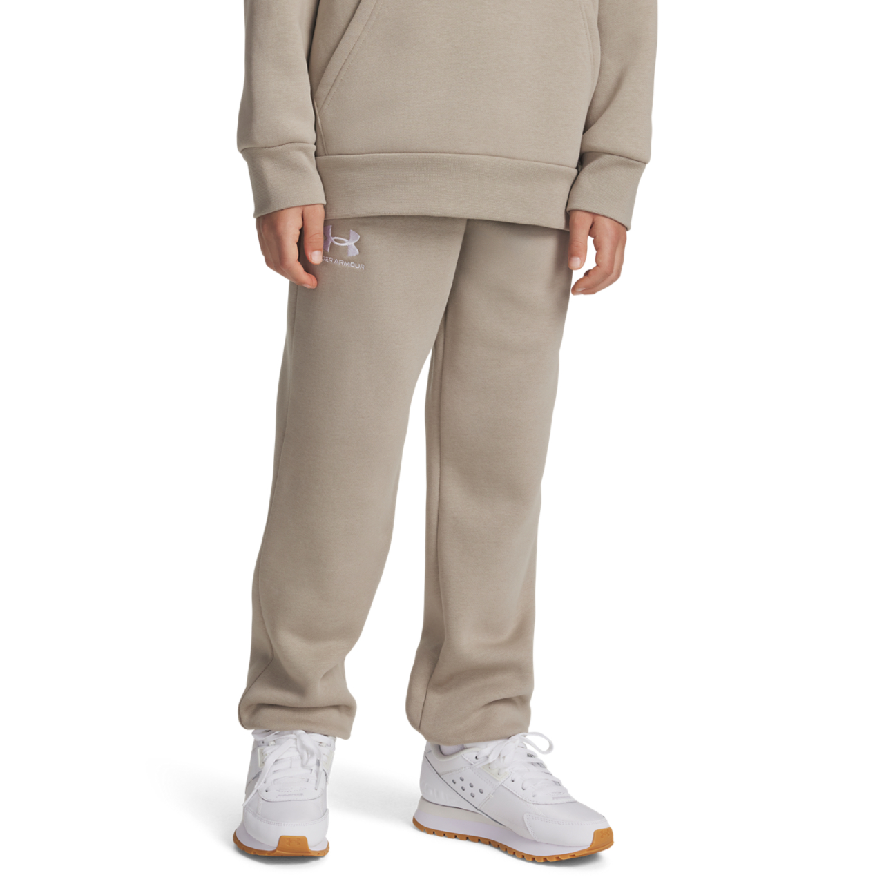 Under Armour Essential Fleece Joggers Image 1 of 3. Tap to open photo gallery.