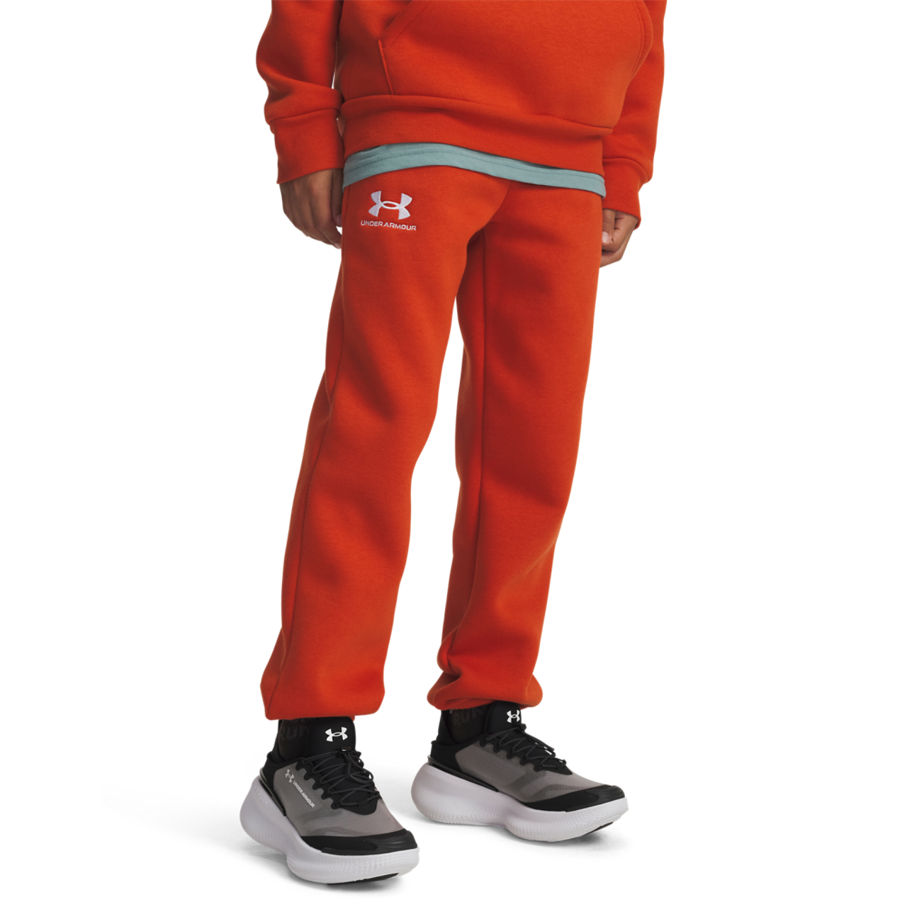 Under Armour Essential Fleece Joggers Image 1 of 3. Tap to open photo gallery.