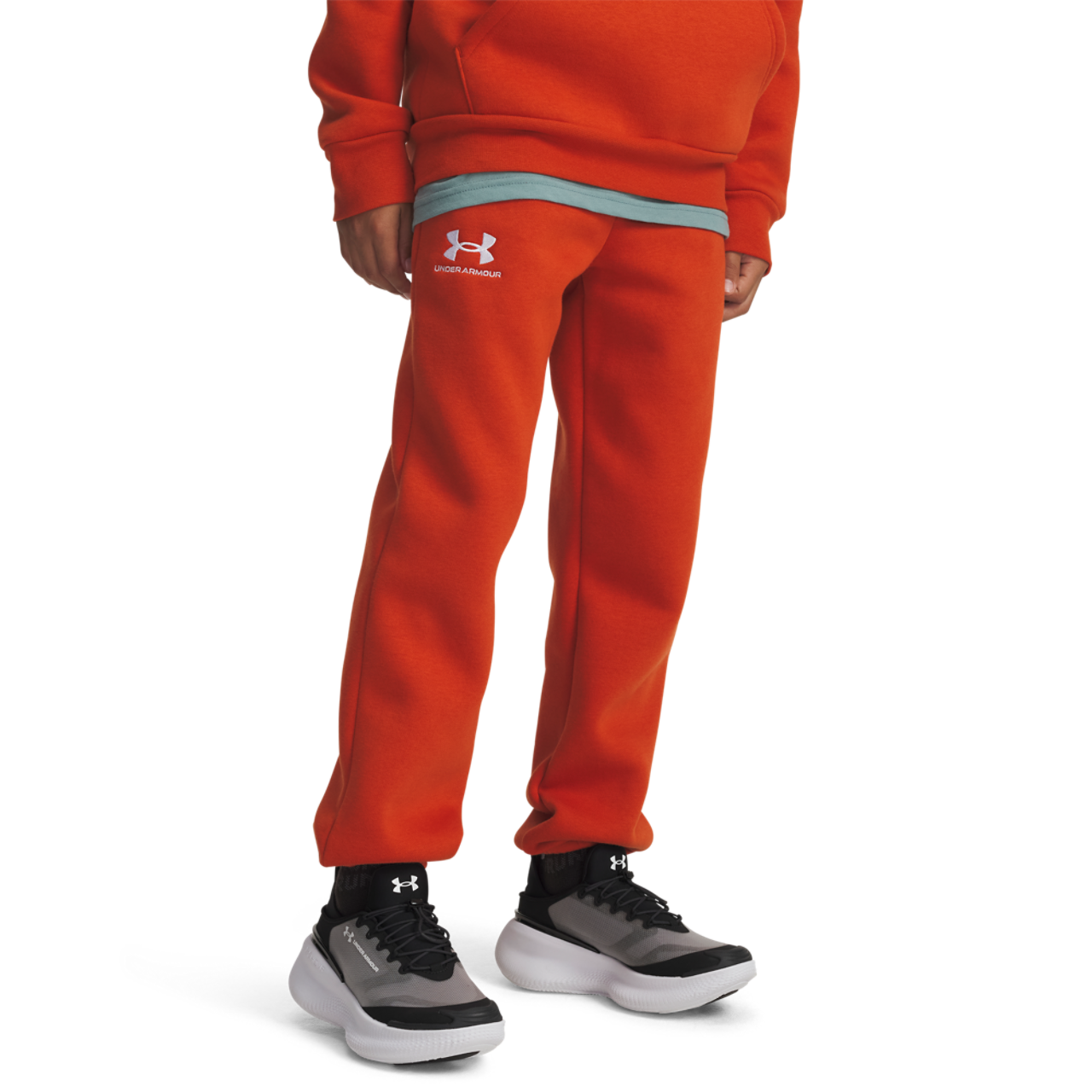 Under Armour Essential Fleece Joggers Image 1 of 3. Tap to open photo gallery.