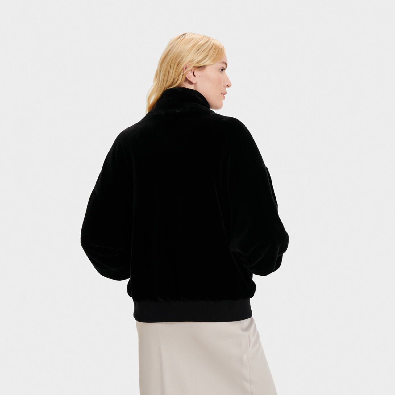 UGG Laken Sherpa Jacket Image 2 of 3. Tap to open photo gallery.