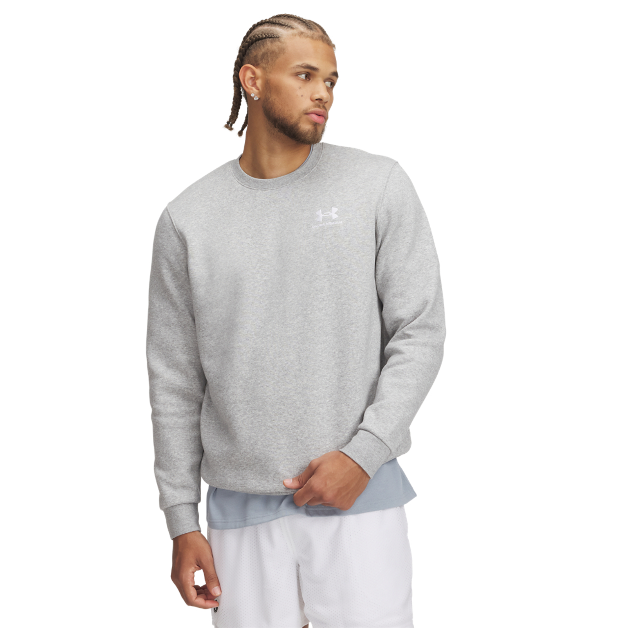 Under Armour Essential Fleece Crew Image 1 of 2. Tap to open photo gallery.