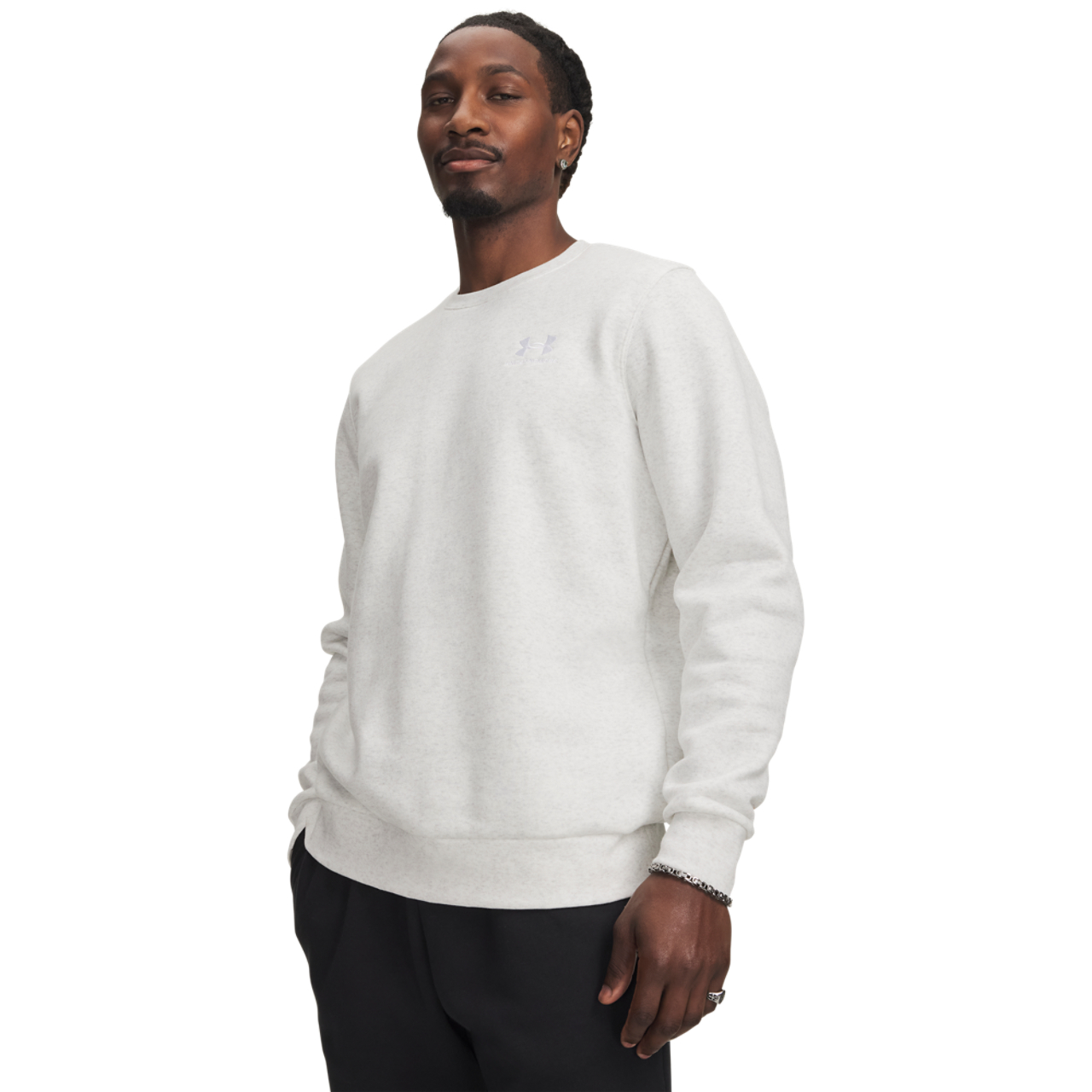 Under Armour Essential Fleece Crew Image 1 of 2. Tap to open photo gallery.