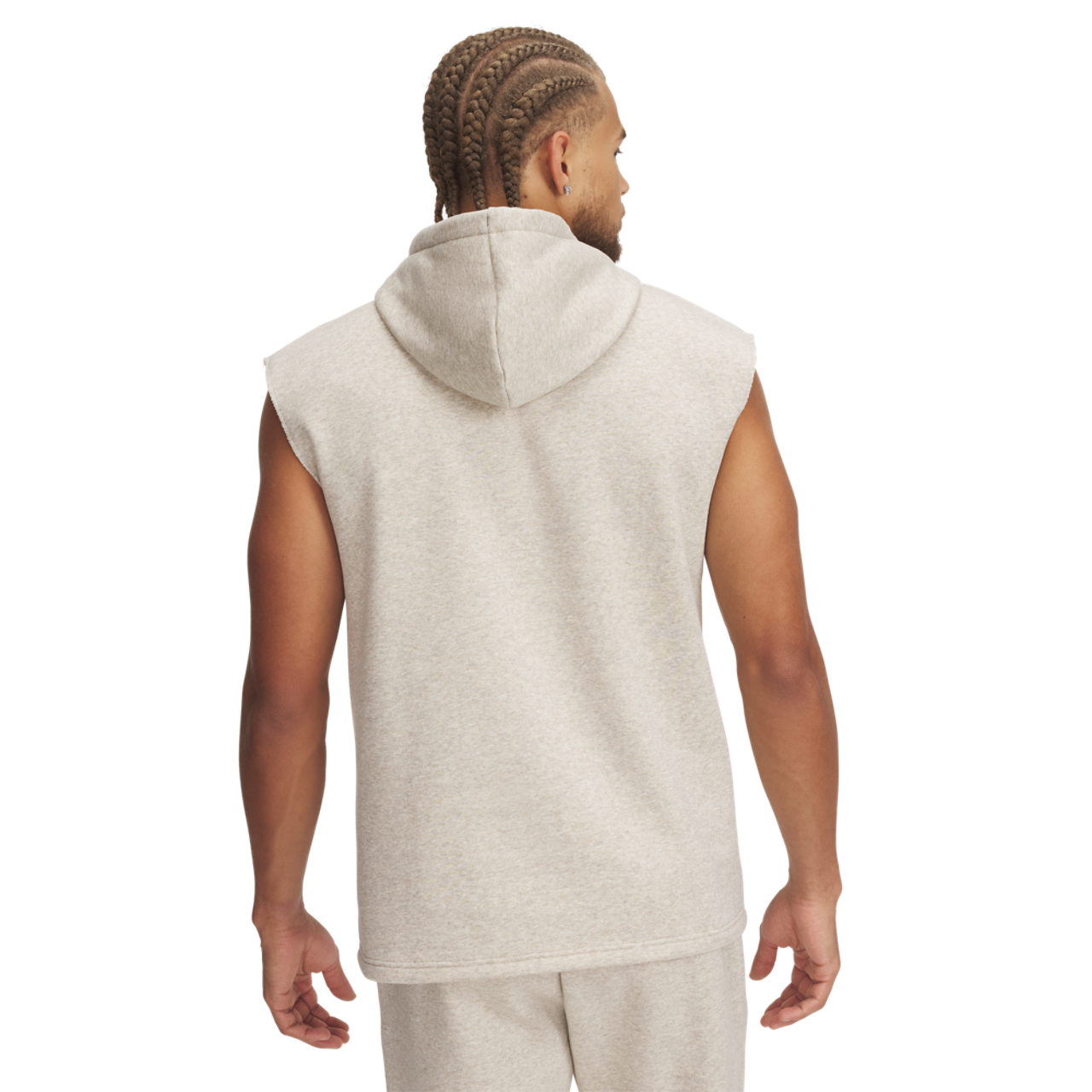 Under Armour Icon Fleece Sleeveless Hoodie Image 2 of 3. Tap to open photo gallery.