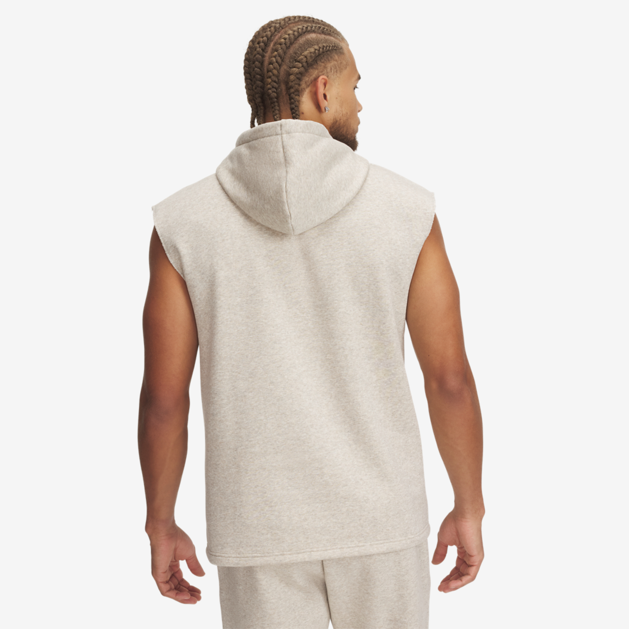 Under Armour Icon Fleece Sleeveless Hoodie Image 2 of 3. Tap to open photo gallery.