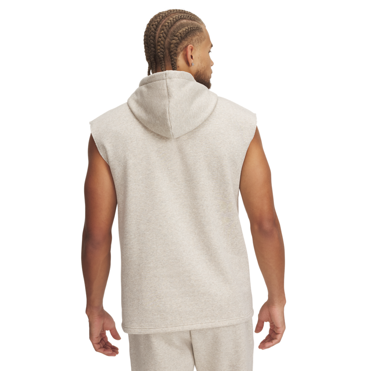 Under Armour Icon Fleece Sleeveless Hoodie Image 2 of 3. Tap to open photo gallery.