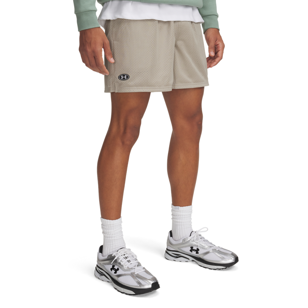 Under Armour Essential Mesh Shorts Image 3 of 3. Tap to open photo gallery.