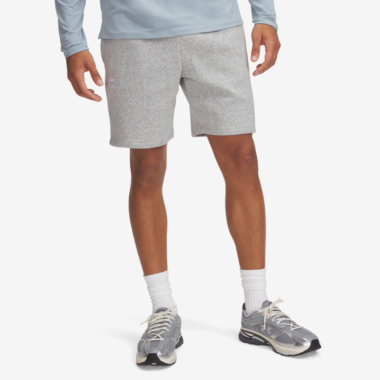 Under Armour Essential Fleece Shorts Image 1 of 3. Tap to open photo gallery.