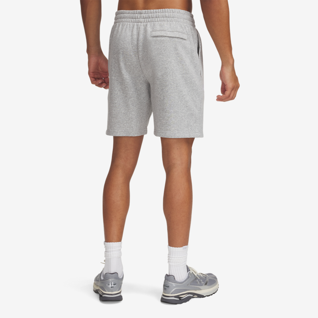 Under Armour Essential Fleece Shorts Image 2 of 3. Tap to open photo gallery.