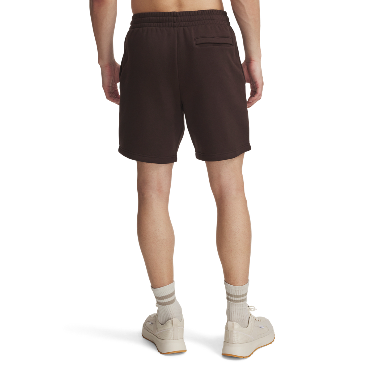 Under Armour Essential Fleece Shorts Image 2 of 3. Tap to open photo gallery.