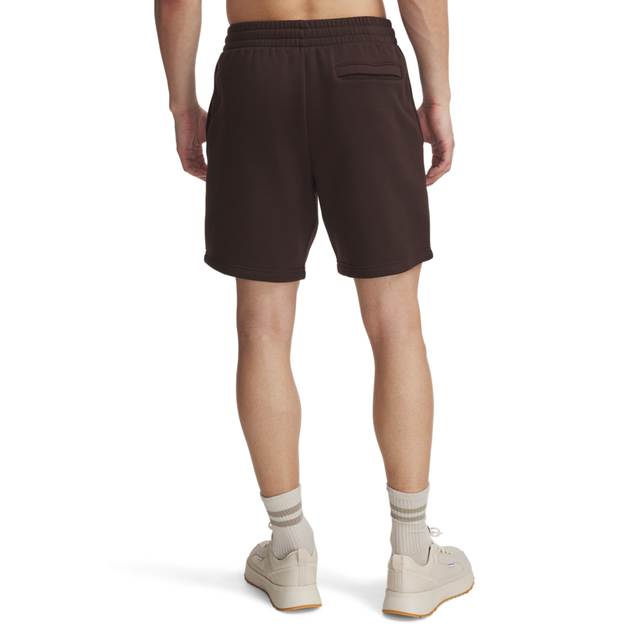 Under Armour Essential Fleece Shorts Image 2 of 3. Tap to open photo gallery.